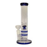 12" Blue Glass Water Pipe