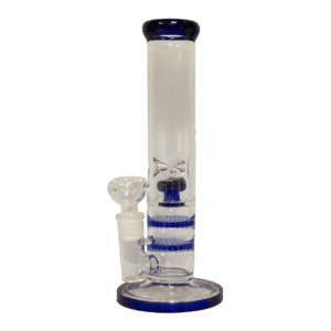 12" Blue Glass Water Pipe