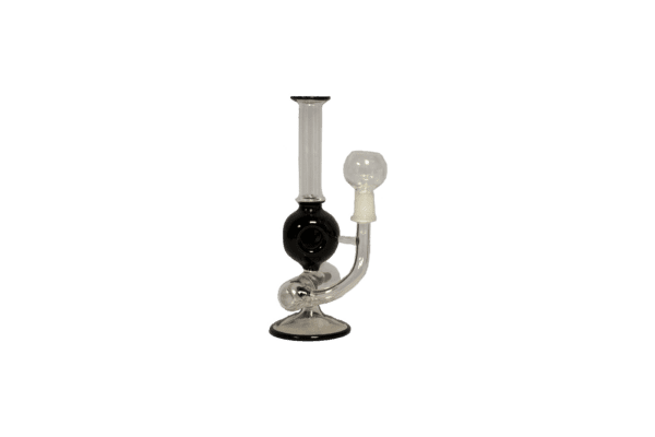 8" Black Glass Water Pipe