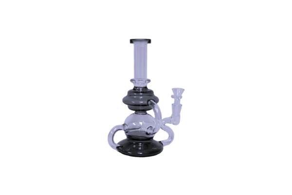 13" Bent Neck Recycler Water Pipe