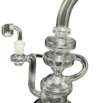 11.5" Bent Neck Recycler Black